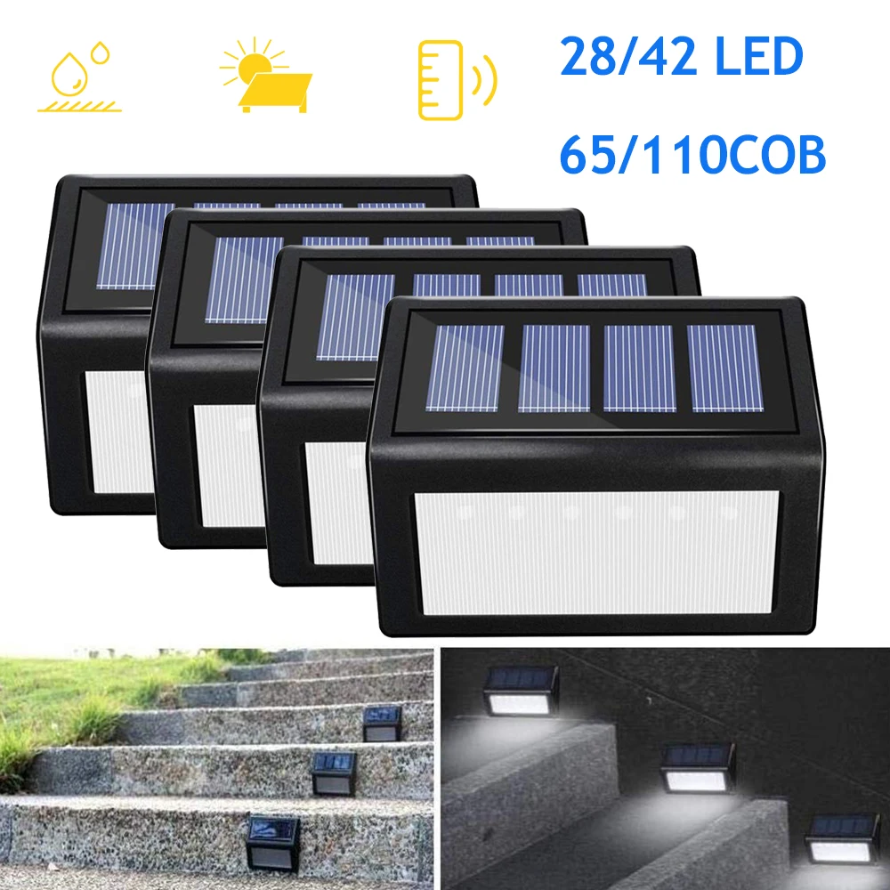 1/2/4PCS 6LED Solar Wall Lamp Outdoor Solar Power Stair Light Motion Sensor Waterproof Garden Yard Street Lamp Dropshipping 
1/2/4PCS 6LED Solar Wall Lamp Outdoor Solar Power Stair Light Motion Sensor Waterproof Garden Yard Street Lamp Dropshipping