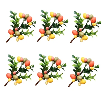6Pcs Easter Egg Tree Decorations Simulation Leaf Creative Branch String Home Spring Party Supplies Desktop Ornaments
6Pcs Easter Egg Tree Decorations Simulation Leaf Creative Branch String Home Spring Party Supplies Desktop Ornaments