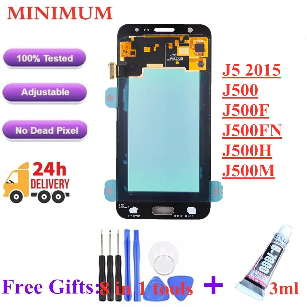 AMOLED For Samsung Galaxy J5 2015 J500 OLED LCD Display Touch Screen Digitizer Assembly For Samsung J500F J500FN J500H J500M
AMOLED For Samsung Galaxy J5 2015 J500 OLED LCD Display Touch Screen Digitizer Assembly For Samsung J500F J500FN J500H J500M