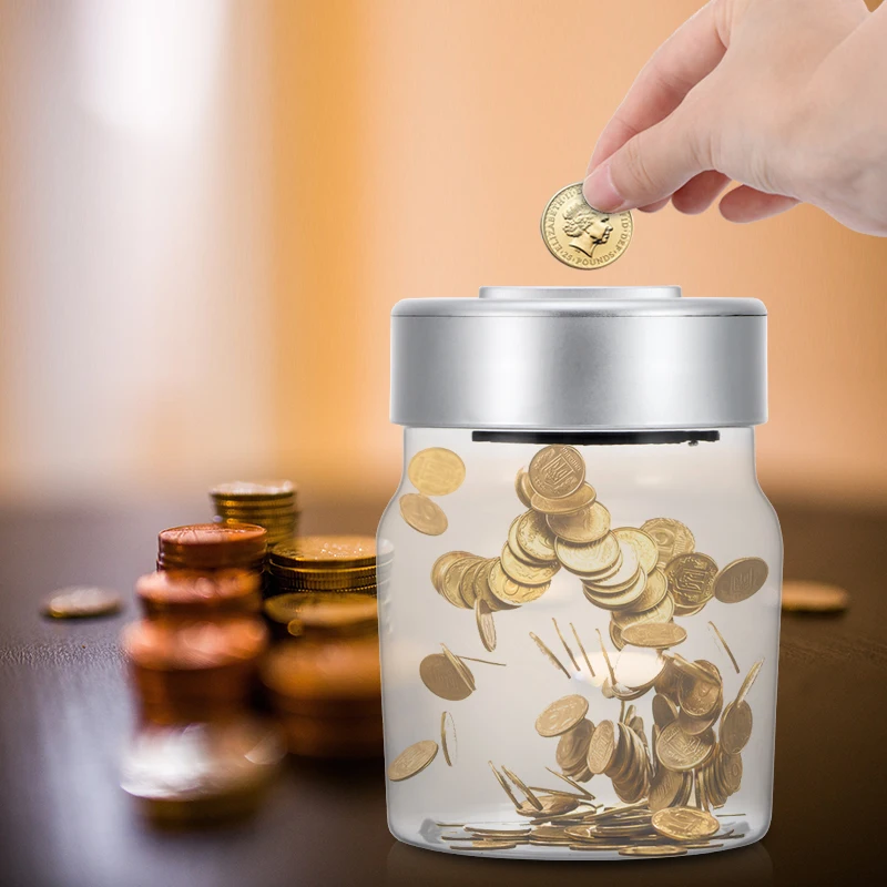 Piggy bank money box LCD Display Smart Electronic Digital Counting Coin Money Saving Box Jar For EURO Pound Money Christmas Gift
Piggy bank money box LCD Display Smart Electronic Digital Counting Coin Money Saving Box Jar For EURO Pound Money Christmas Gift