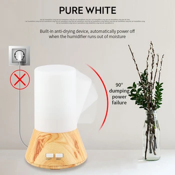 Bluetooth Wood Grain Aroma Diffuser Air Purifier With LED Light Cool Mist Maker Ultrasonic Air Humidifer Mini Portable For Home
Bluetooth Wood Grain Aroma Diffuser Air Purifier With LED Light Cool Mist Maker Ultrasonic Air Humidifer Mini Portable For Home