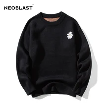 Unisex Sweater Oversize Trendy GD Little Daisy Pattern Pullover Multicolor Knitted Jersey Korean Fashion Men Women Clothes 
Unisex Sweater Oversize Trendy GD Little Daisy Pattern Pullover Multicolor Knitted Jersey Korean Fashion Men Women Clothes