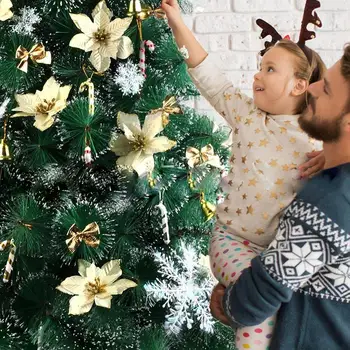 Decorative Christmas Flower Hanging Celebration Festival Entertainment Decorative Pendant Chritsmas Tree Pendant 15cm PVC Party
Decorative Christmas Flower Hanging Celebration Festival Entertainment Decorative Pendant Chritsmas Tree Pendant 15cm PVC Party