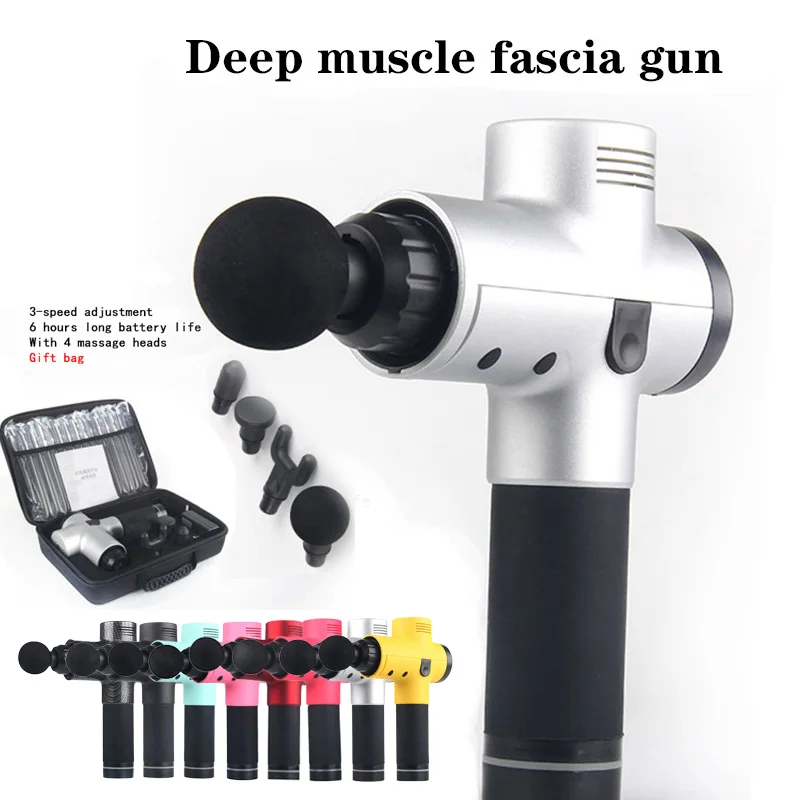 Tissue Massage Gun Muscle Massager Muscle Pain Management after Training Exercising Body Relaxation Slimming Shaping Pain Relief
Tissue Massage Gun Muscle Massager Muscle Pain Management after Training Exercising Body Relaxation Slimming Shaping Pain Relief