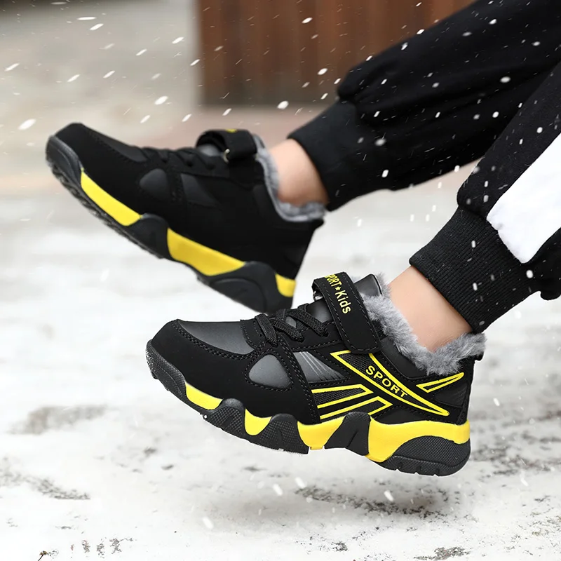 New Winter Shoes kids Inside Fur Youth Boy Shoes Anti Slip Kids Flats Sneakers Comfortable Boy Luxury Brand Shoes Toddler Shoe
New Winter Shoes kids Inside Fur Youth Boy Shoes Anti Slip Kids Flats Sneakers Comfortable Boy Luxury Brand Shoes Toddler Shoe