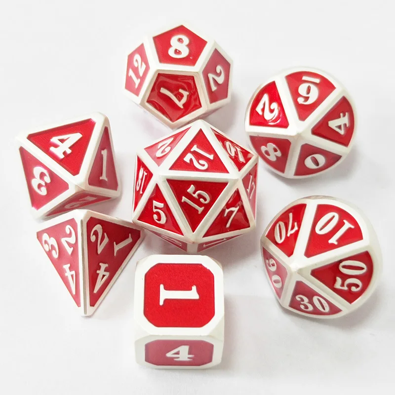 7Pcs 12MM~20MM New Outlet Font For Dungeons & Dragons 7pcs/set Innovative RPG Dice D&D Metal Dice Set Entertainment Supplies
7Pcs 12MM~20MM New Outlet Font For Dungeons & Dragons 7pcs/set Innovative RPG Dice D&D Metal Dice Set Entertainment Supplies