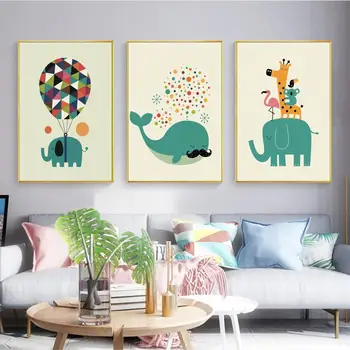 Scandinavian Style Cute animal Poster Painting Wall Pictures For Living Room Nordic Decoration Home Art
Scandinavian Style Cute animal Poster Painting Wall Pictures For Living Room Nordic Decoration Home Art