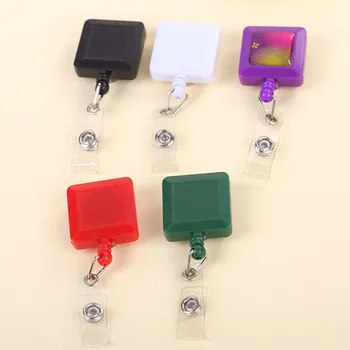 10 Pcs Square Retractable Badge Holder Key Ring ID Badges Candy Color Convenient for School Office Company Supplies Stationery
10 Pcs Square Retractable Badge Holder Key Ring ID Badges Candy Color Convenient for School Office Company Supplies Stationery