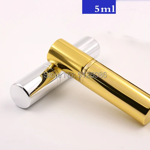 5ML Gold Silver Aluminum Perfume Empty Bottle Glass Inner, Mini Travel Portable Frangrance Reagent Atomizer Cosmetic Container
5ML Gold Silver Aluminum Perfume Empty Bottle Glass Inner, Mini Travel Portable Frangrance Reagent Atomizer Cosmetic Container