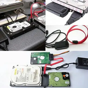 USB2.0 Cable Adapter to IDE/SATA IDE Hard Drive Cable Power USB2.0 Conversion IDE Adapter Line Cable To Three-purpose Y3O8
USB2.0 Cable Adapter to IDE/SATA IDE Hard Drive Cable Power USB2.0 Conversion IDE Adapter Line Cable To Three-purpose Y3O8
