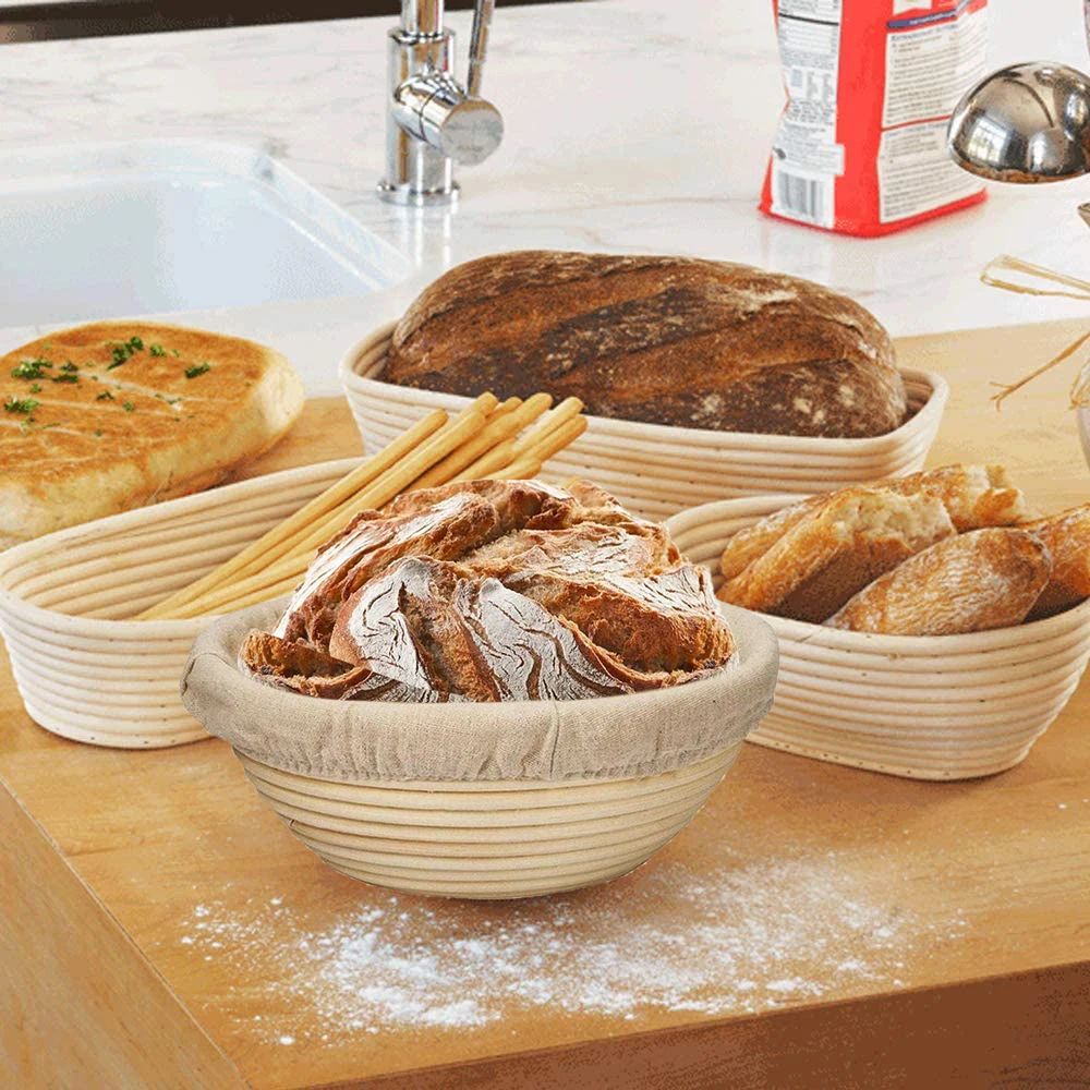 Banneton Bread Fermentation Basket Rattan 5 Cloth Proofing - AliExpress