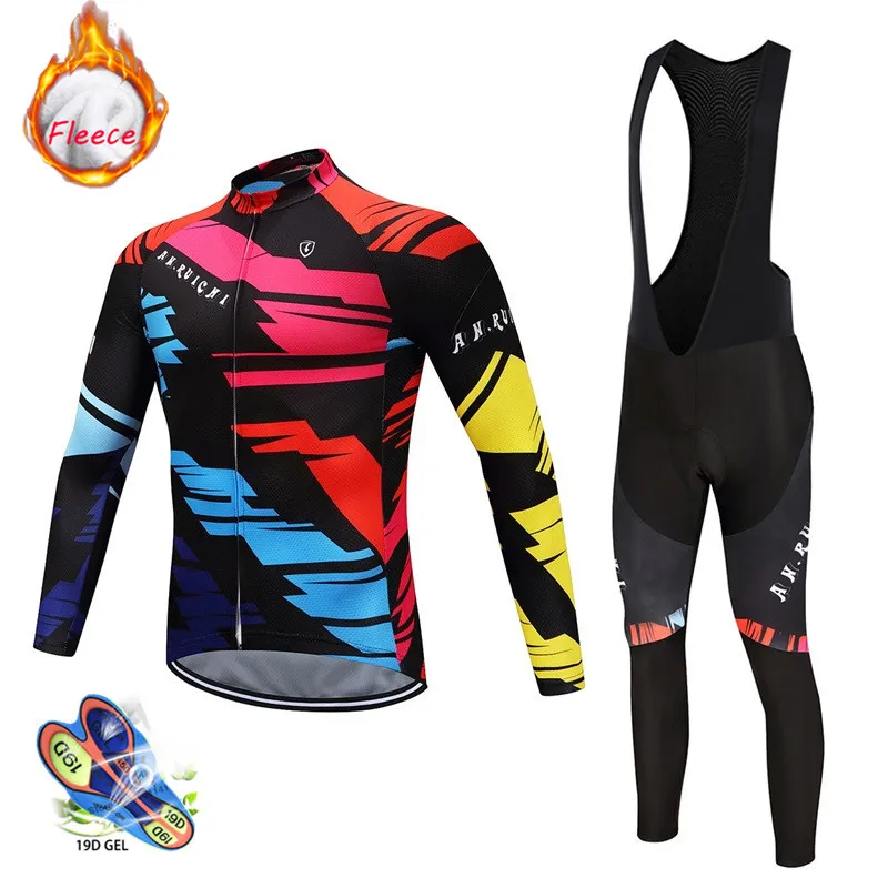 2019 Pro Men Long Sleeve Cycling Clothing MTB Ropa Ciclismo Hombre Triathlon Winter Thermal Fleece Cycling Jersey Bib Pants Set
2019 Pro Men Long Sleeve Cycling Clothing MTB Ropa Ciclismo Hombre Triathlon Winter Thermal Fleece Cycling Jersey Bib Pants Set