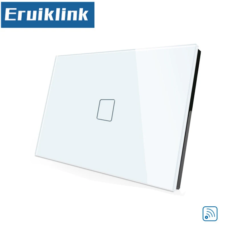 US/AU Standard 1/2/3 Gang 1 Way Remote Control Touch Switch,Crystal Glass Panel AC110-240V RF433MHz Wall Light Switch
US/AU Standard 1/2/3 Gang 1 Way Remote Control Touch Switch,Crystal Glass Panel AC110-240V RF433MHz Wall Light Switch