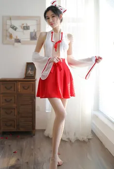 Sexy Witch Costume Uniform Set Japanese Women Anime Cosplay Chiffon Kimono Witch Uniform Sexy Bikini Lingerie Babydoll Intimates 
Sexy Witch Costume Uniform Set Japanese Women Anime Cosplay Chiffon Kimono Witch Uniform Sexy Bikini Lingerie Babydoll Intimates