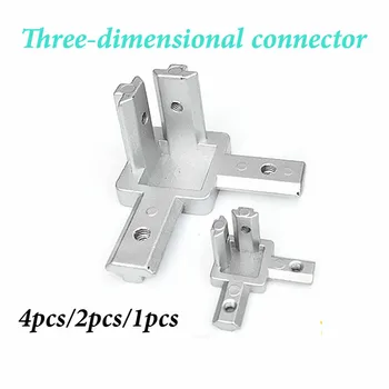 4/2pcs Aluminum Three-dimensional Right-angled End Corner Connectors Bracket Match Use Aluminum Profile with screws 2020 3030 40
4/2pcs Aluminum Three-dimensional Right-angled End Corner Connectors Bracket Match Use Aluminum Profile with screws 2020 3030 40