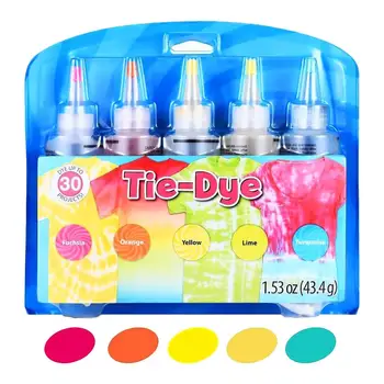 

Colorful One Step Art Craft Permanent With Pigment Cold Water Fabric Decorating Non Toxic DIY Textile Paint Tie Dye Kit