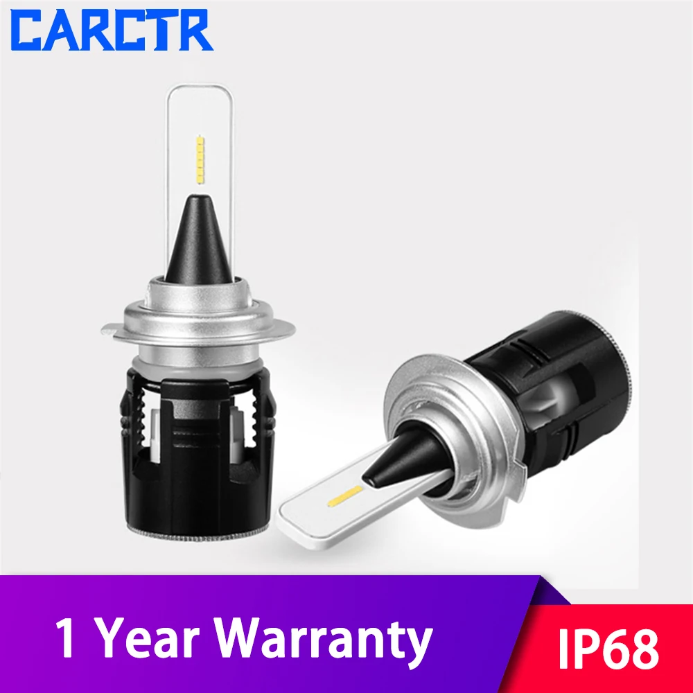 CARCTR B6 LED Car Headlight Bulbs for Car 9005 H8/9 9006 H1 H3 880/881 H4 H7 Led Lamp 24W 6000K IP68 High Speed Fan Headlights
CARCTR B6 LED Car Headlight Bulbs for Car 9005 H8/9 9006 H1 H3 880/881 H4 H7 Led Lamp 24W 6000K IP68 High Speed Fan Headlights