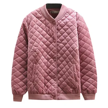 Women Autumn Winter Coat Lady velour Quilted Coats Female Thin and light Jacket Plus Size Fashion Loose C1-8085
Women Autumn Winter Coat Lady velour Quilted Coats Female Thin and light Jacket Plus Size Fashion Loose C1-8085