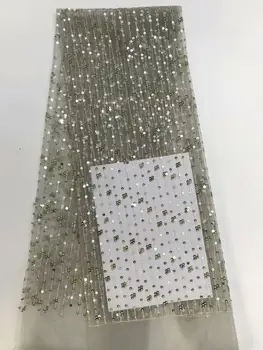2019 High Quality gray Color African Voile Flannel Lace Fraric With Sequins for Nigerian Wedding FDF92
2019 High Quality gray Color African Voile Flannel Lace Fraric With Sequins for Nigerian Wedding FDF92