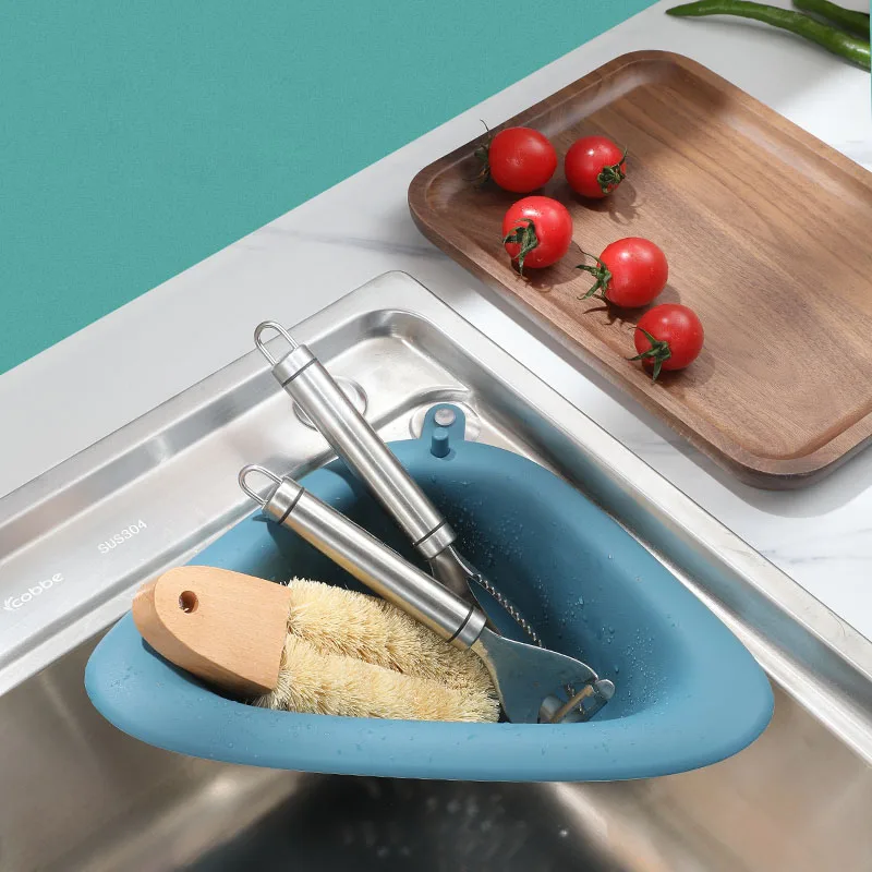 E-PIC For Kitchen Triangle Absorbable Sucker Sink Drain Basket Wash Fruit and Vegetable Filter Kitchen Tool Storage Shelf Filter
E-PIC For Kitchen Triangle Absorbable Sucker Sink Drain Basket Wash Fruit and Vegetable Filter Kitchen Tool Storage Shelf Filter