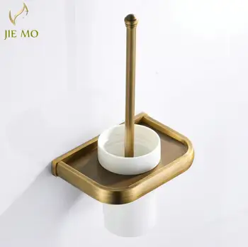 Antique Brass toilet brush holder with ceramic cup household products bath decoration JM-FZC
Antique Brass toilet brush holder with ceramic cup household products bath decoration JM-FZC