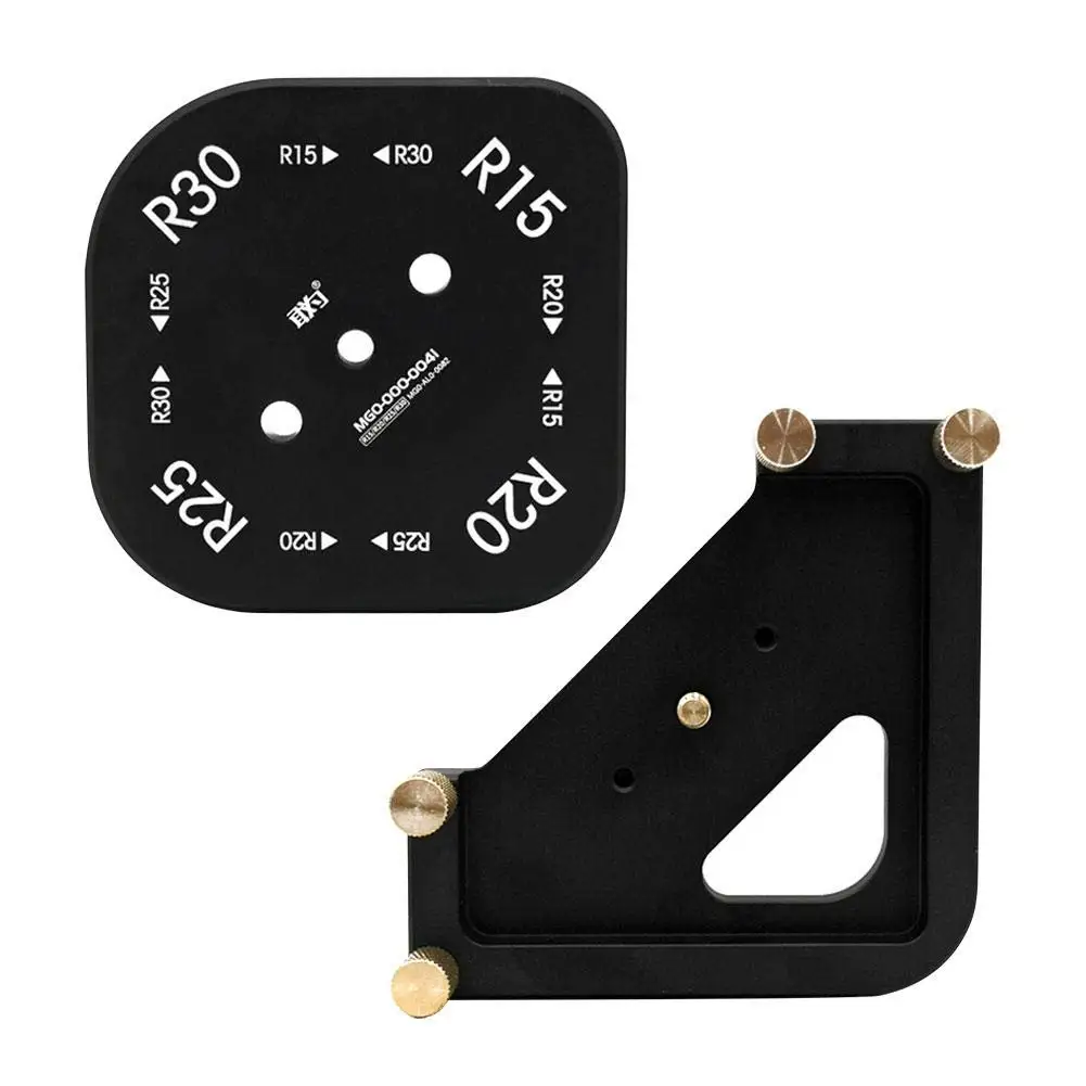 Woodworking Alloy Radius Jig Router Template Fillet Chamfering Module Quick Change R Angle Wood Milling Trimming Clever Machine
Woodworking Alloy Radius Jig Router Template Fillet Chamfering Module Quick Change R Angle Wood Milling Trimming Clever Machine