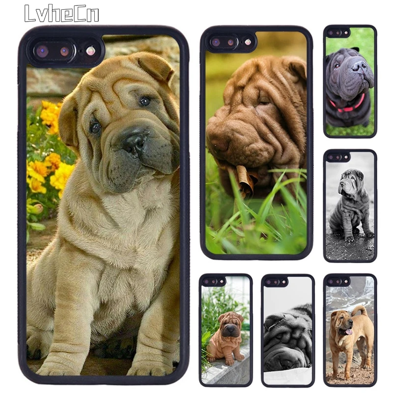 Чехол LvheCn shar pei Mum Dog для iPhone 5 6 S 7 8 Plus 11 12 Pro X XR XS Max Samsung galaxy S6 S7 S8 S9 S10 plus|Бамперы| |
