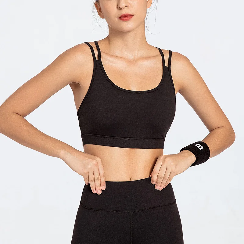 Strap Gym Bra Hollow Out Breathable Quick Dry Tank Top with Pad High Impact Running Workout Fitness Crop Top Women
Strap Gym Bra Hollow Out Breathable Quick Dry Tank Top with Pad High Impact Running Workout Fitness Crop Top Women