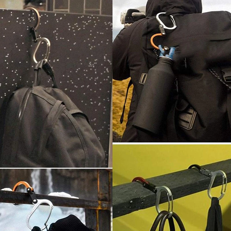Hybrid Gear Clip Carabiner Rotating Hook Clip Non-Locking Strong Clips for Camping Fishing Hiking Travel Backpack Outdoor Alumin
Hybrid Gear Clip Carabiner Rotating Hook Clip Non-Locking Strong Clips for Camping Fishing Hiking Travel Backpack Outdoor Alumin