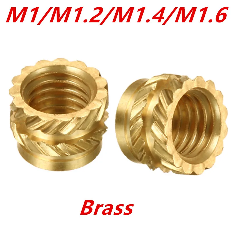 100pcs/lot M1 M1.2 M1.4 holt melt injection brass nuts for phone repair tools kits Circular Knurled hardware fasteners175
100pcs/lot M1 M1.2 M1.4 holt melt injection brass nuts for phone repair tools kits Circular Knurled hardware fasteners175