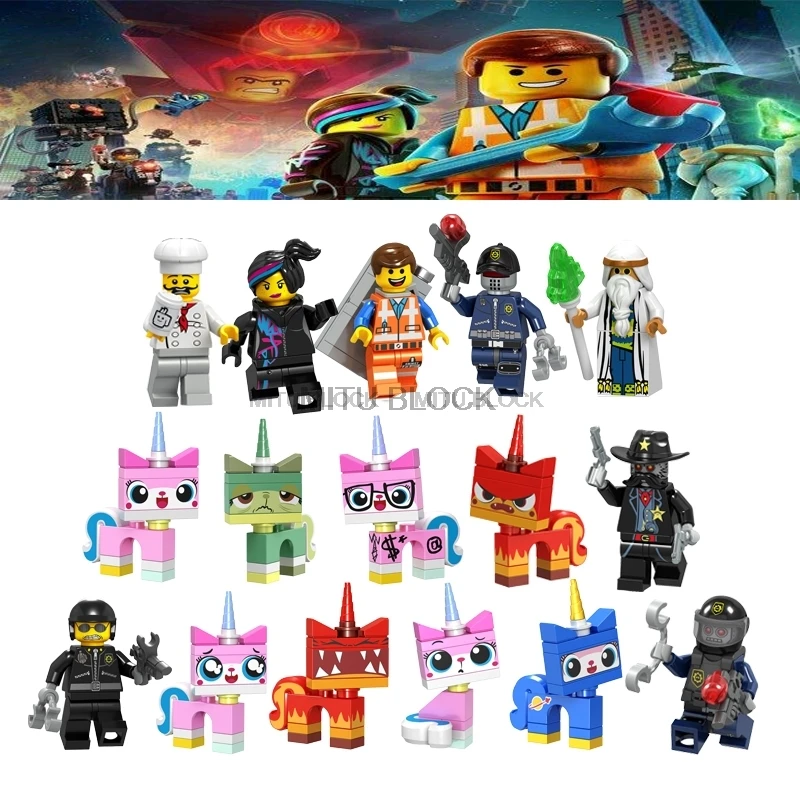 Building Blocks Movie 2 Series Emmet Rex Ultrakatty Lucy Batman Metalbeard Sweet Mayhem Toys For Children Single Sale
Building Blocks Movie 2 Series Emmet Rex Ultrakatty Lucy Batman Metalbeard Sweet Mayhem Toys For Children Single Sale