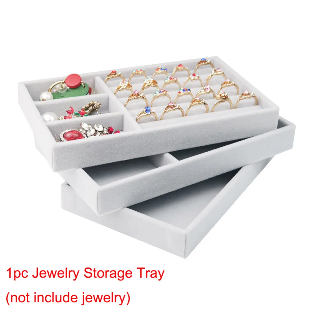 212*125*25 mm Jewelry Display Holder Fabric Jewelry Box Bracelet Ring Earring Button Pendant Tray Case Jewelry Storage Organizer
212*125*25 mm Jewelry Display Holder Fabric Jewelry Box Bracelet Ring Earring Button Pendant Tray Case Jewelry Storage Organizer