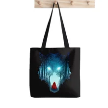 Shopper Big Bad Wolf dark versionTote Print Tote Bag women Harajuku shopper handbag girl Shoulder shopping bag Lady Canvas Bag 
Shopper Big Bad Wolf dark versionTote Print Tote Bag women Harajuku shopper handbag girl Shoulder shopping bag Lady Canvas Bag