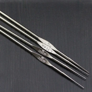 DIY Stainless Steel Handmade Beaded Crochet Hand-Made Threading Tools Braid Crochet Through Crochet Tool
DIY Stainless Steel Handmade Beaded Crochet Hand-Made Threading Tools Braid Crochet Through Crochet Tool