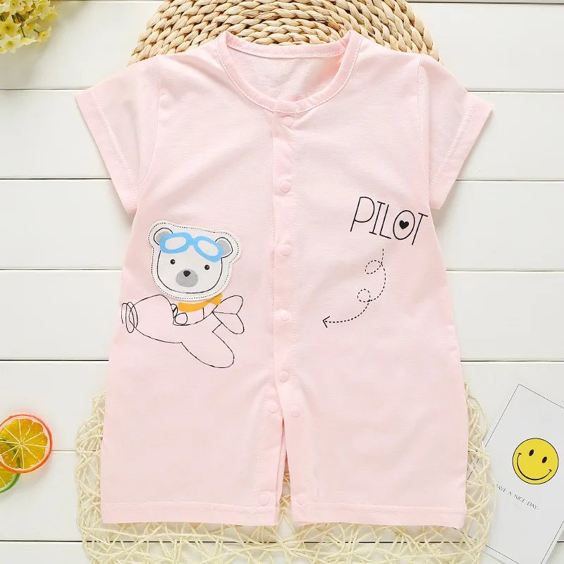 Clothes for Babies Summer Open Front Buttons Bamboo Fabric Baby Onesie Summer Short-sleeved Baby One Piece
Clothes for Babies Summer Open Front Buttons Bamboo Fabric Baby Onesie Summer Short-sleeved Baby One Piece