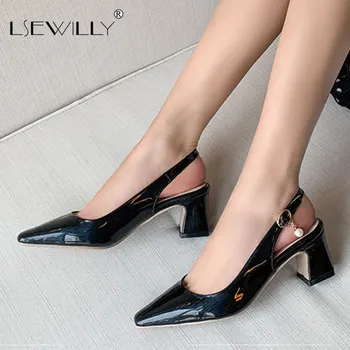 Lsewilly Thick Heels Slingback Pumps for Women Ladies Sweet Bow Nude Heels Shoes Woman Female Square Toe Pumps Zapatos Mujer 
Lsewilly Thick Heels Slingback Pumps for Women Ladies Sweet Bow Nude Heels Shoes Woman Female Square Toe Pumps Zapatos Mujer