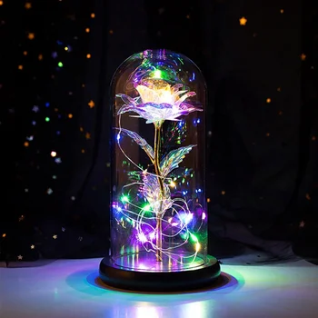 Romantic Eternal Light Rose Flower Glass Cover Beauty and Beast LED String Battery Lamp Birthday Valentine's Day Mother Gift
Romantic Eternal Light Rose Flower Glass Cover Beauty and Beast LED String Battery Lamp Birthday Valentine's Day Mother Gift