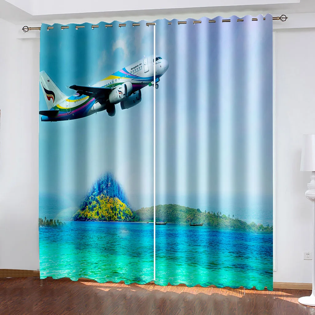 Светонепроницаемые шторы с самолетом, занавески на окна для гостиной, спальни, декор для комнаты (2 панели)
Светонепроницаемые шторы с самолетом, занавески на окна для гостиной, спальни, декор для комнаты (2 панели)