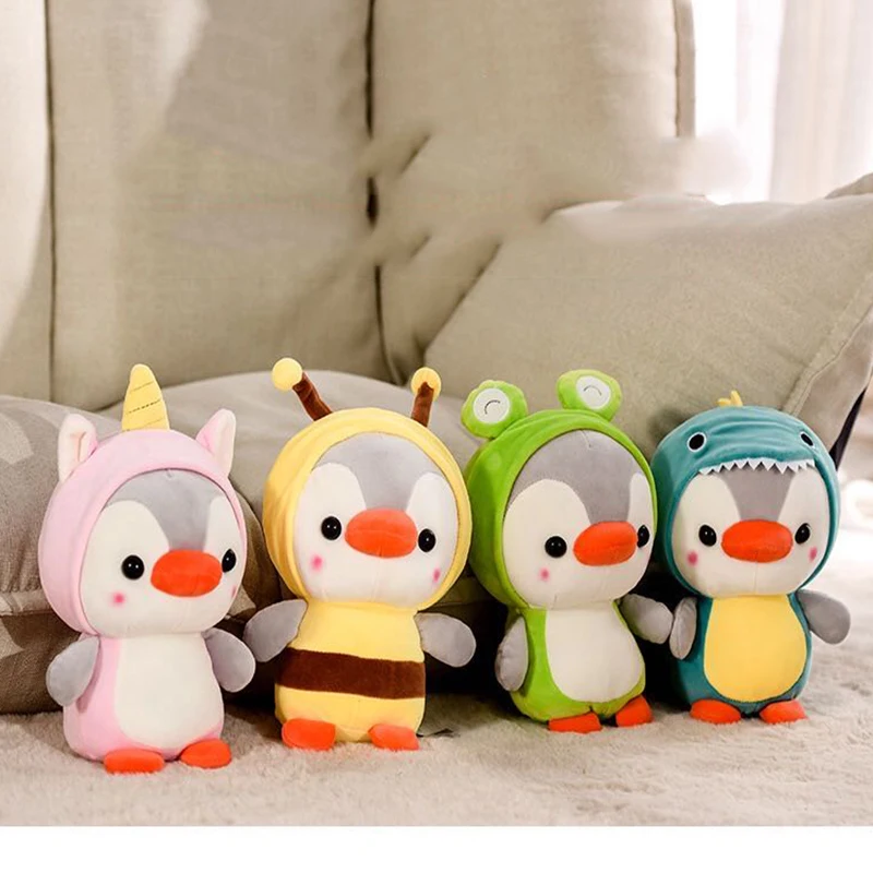 Cute super soft penguin doll Dinosaur plush toy Ragdoll Unicorn doll children gift
Cute super soft penguin doll Dinosaur plush toy Ragdoll Unicorn doll children gift
