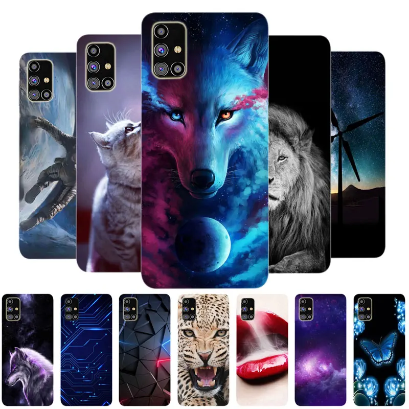 

For Samsung Galaxy M31S Case M 31S 2020 Bumper Silicone TPU Soft Phone Cover For Samsung M31S M317F M31 M 31 S Case Cartoon Capa