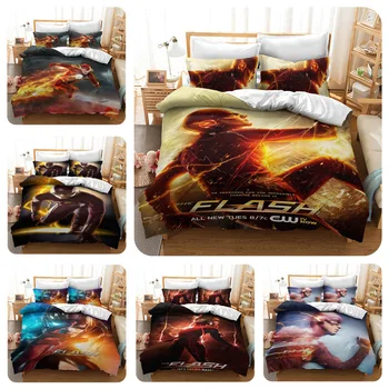 3D Cartoon Flash Bedding Set Children Room Decoration Duvet Covers and Pillowcases size bedding sets Home textiles 
3D Cartoon Flash Bedding Set Children Room Decoration Duvet Covers and Pillowcases size bedding sets Home textiles