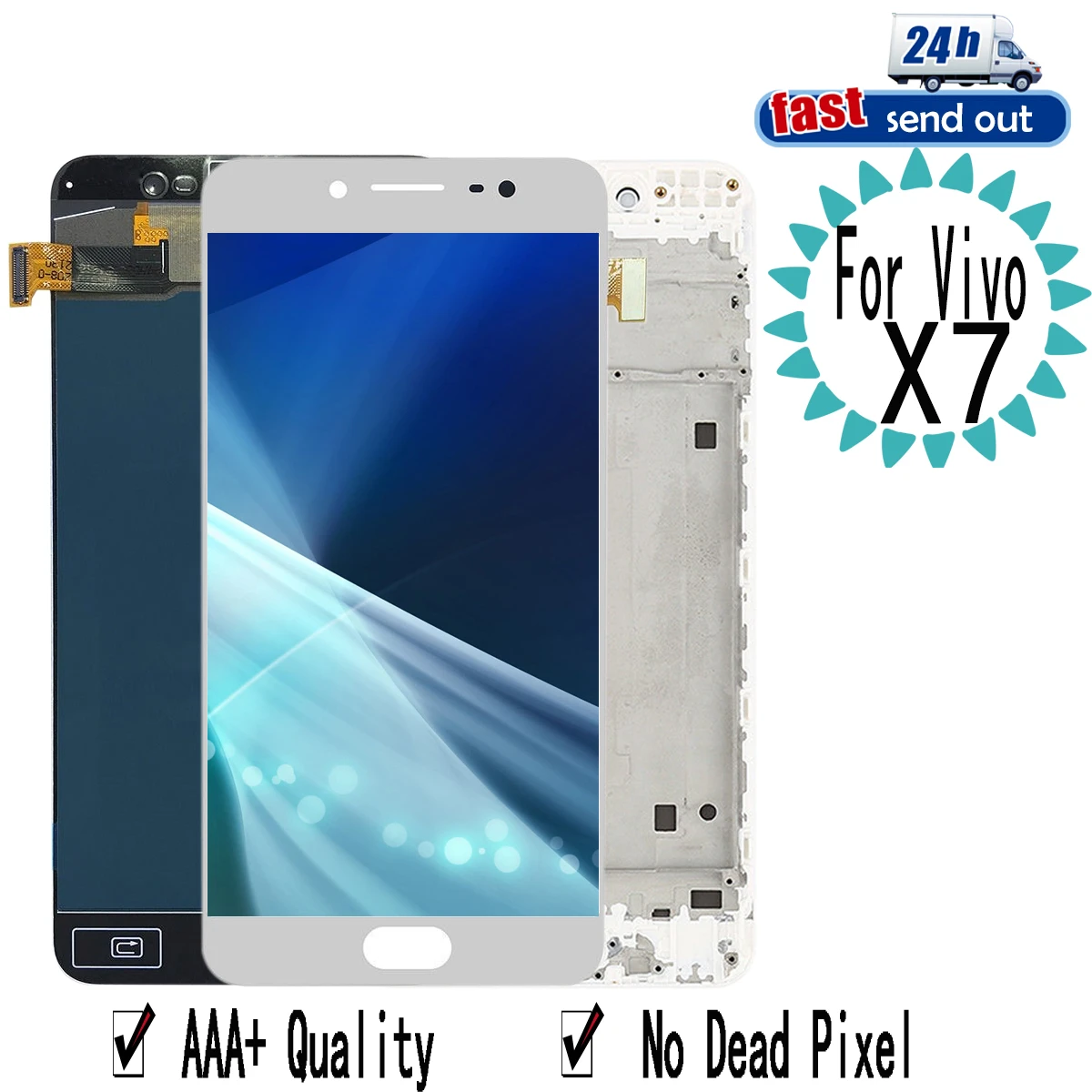 5,2 "X7 LCD для VIVO X7 LCD дисплей кодирующий преобразователь сенсорного экрана в сборе Замена для VIVO X7
5,2 "X7 LCD для VIVO X7 LCD дисплей кодирующий преобразователь сенсорного экрана в сборе Замена для VIVO X7