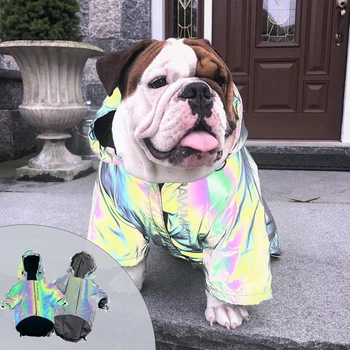 Fashion Dog Clothes Puppy Jacket Dog Raincoat Reflective Jacket Waterproof Jumpsuit Coat Clothes for French Bulldogs Teddy
Fashion Dog Clothes Puppy Jacket Dog Raincoat Reflective Jacket Waterproof Jumpsuit Coat Clothes for French Bulldogs Teddy