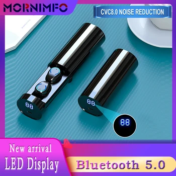 TWS Wireless Bluetooth Headset Black Mini Cylindrical Waterproof Sport Earphones LED Hifi HD call In-ear V5.0 Bluetooth Earphone
TWS Wireless Bluetooth Headset Black Mini Cylindrical Waterproof Sport Earphones LED Hifi HD call In-ear V5.0 Bluetooth Earphone