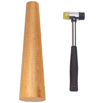 Jewelry Tool Sets with Wooden Bracelet Sizing Bangle Mandrel and Steel Handle Installable Two Way Rubber Hammers
Jewelry Tool Sets with Wooden Bracelet Sizing Bangle Mandrel and Steel Handle Installable Two Way Rubber Hammers