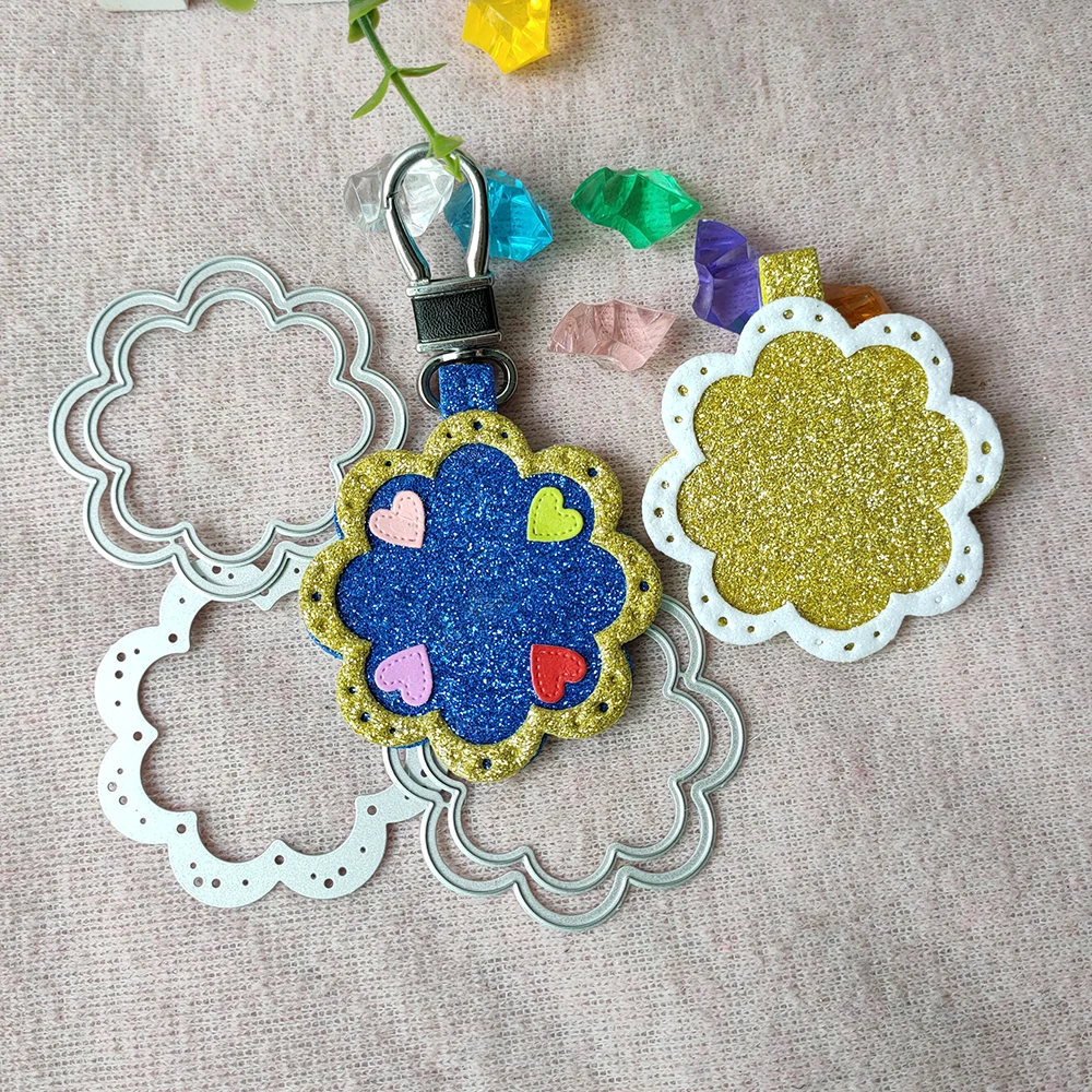 New Stitched Round lace Key Fob Metal Cutting Dies Decorative Scrapbooking Steel Craft Die Cut Embossing Paper Cards Stencils
New Stitched Round lace Key Fob Metal Cutting Dies Decorative Scrapbooking Steel Craft Die Cut Embossing Paper Cards Stencils