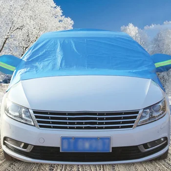 

Universal Sunshade PEVA Snow Cover Front Cover Auto Windshield Rain Frost Dust Cover Car Hook Cover Shield