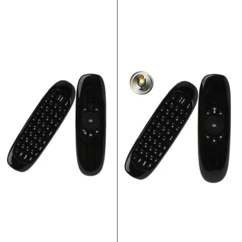 C120 Fly Air Mouse With Voice Search Mic 2.4G Mini Wireless Keyboard for PC TV
C120 Fly Air Mouse With Voice Search Mic 2.4G Mini Wireless Keyboard for PC TV