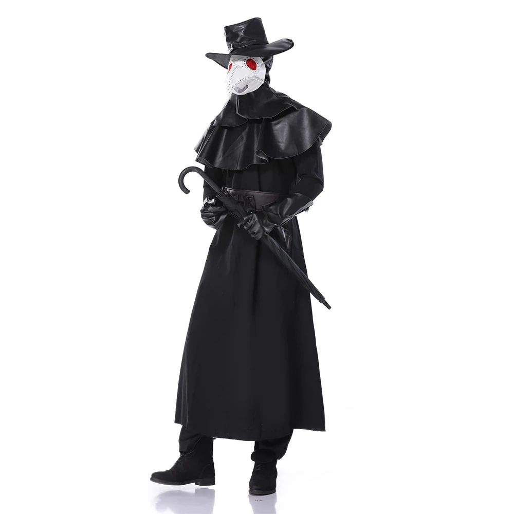The assassin Cospaly Dr.Beulenpest Steampunk Plague Doctor Cos White Birds Beak Masks Halloween Art Cosplay Carnaval Costume
The assassin Cospaly Dr.Beulenpest Steampunk Plague Doctor Cos White Birds Beak Masks Halloween Art Cosplay Carnaval Costume