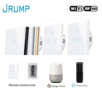 EU Standard Wifi Smart Touch Switch, Wall Touch Switch With Remote Controller,Work with Alexa Echo GoogleHome Luxury Glass Panel
EU Standard Wifi Smart Touch Switch, Wall Touch Switch With Remote Controller,Work with Alexa Echo GoogleHome Luxury Glass Panel